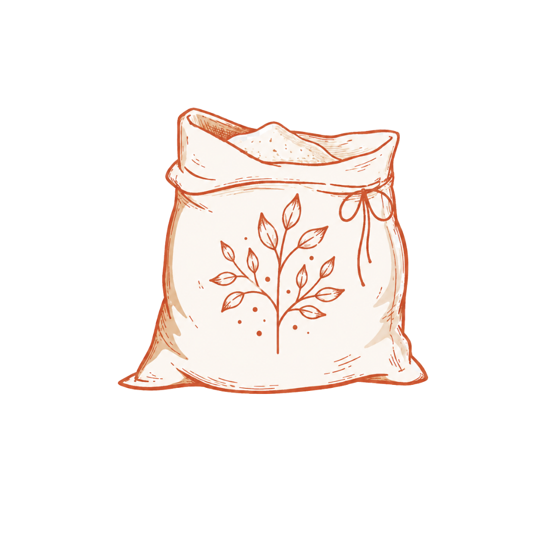 Flour sack illustration
